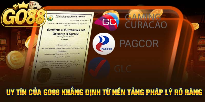 Uy tín của nổ hũ GO88 khẳng định từ pháp lý rõ ràng